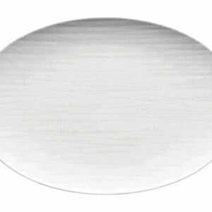 Rosenthal Platte oval 30 cm Mesh Weiß