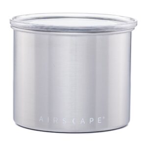 Airscape Kaffeedose 10 cm silber
