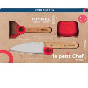 Opinel Kinderküchen-Set 3-tlg. Le Petit Chef rot