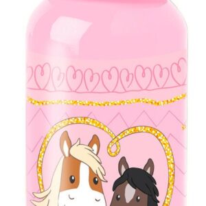 Sigikid Kinder Edelstahl-Trinkflasche Pony Love 0