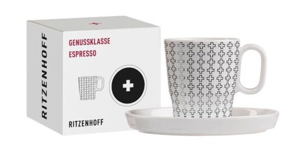 Ritzenhoff Espresso-Set 2-tlg. Genussklasse #3 schwarz