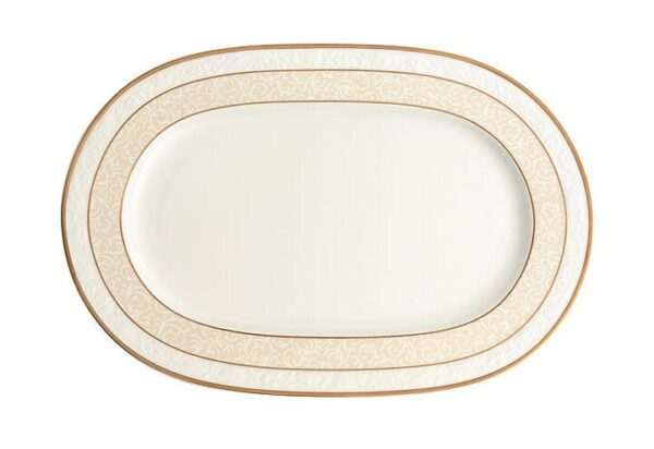 Villeroy & Boch Platte oval 35 cm Ivoire