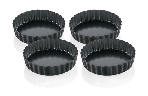 Küchenprofi Tartelette-Form 4er-Set Bake Mini schwarz