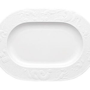 Rosenthal Platte 33 cm Zauberflöte Weiss