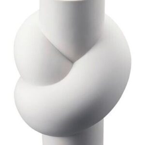 Rosenthal Vase 25 cm Node weiß