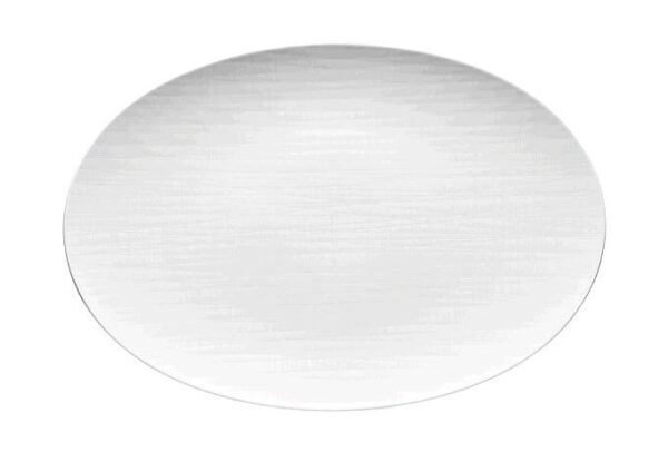Rosenthal Platte 38 cm Mesh Weiß