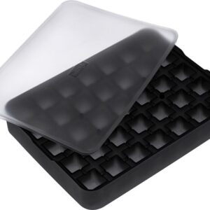 Lurch Eiswürfelform Würfel 2x2 cm Flexi-Form schwarz