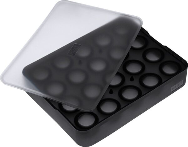 Lurch Eiswürfelform Kugel 3 cm Flexi-Form schwarz