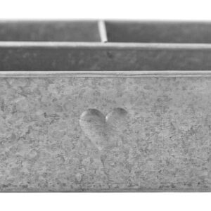 Eulenschnitt Metallbox 25x18 cm grau