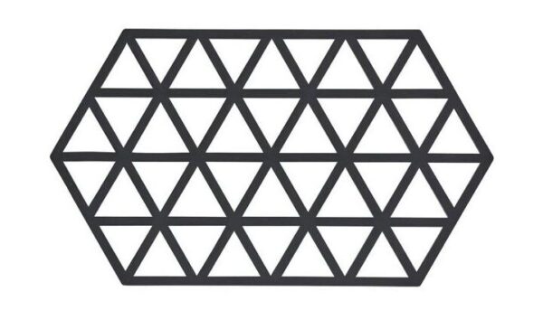 Zone Denmark Untersetzer 24x14 cm Triangles Black
