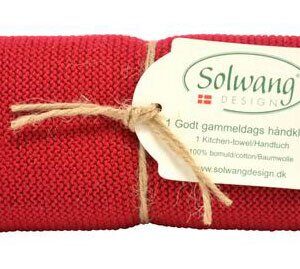 Solwang Handtuch tiefes rot