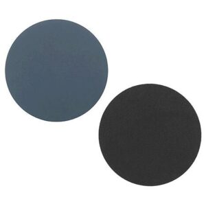 LINDDNA Glasuntersetzer 2er-Set 10 cm Circle dark blue black