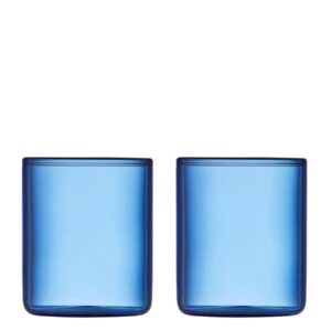 Lyngby Glas Messglas 2er-Set Torino blau