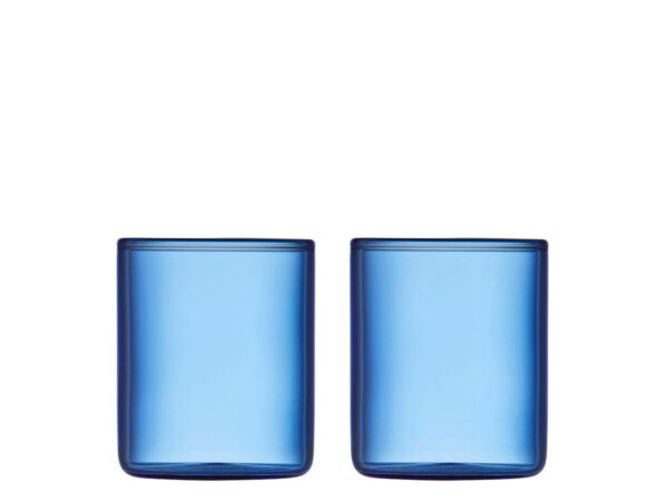 Lyngby Glas Messglas 2er-Set Torino blau