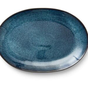 Bitz Platte oval 36x25cm dunkelblau