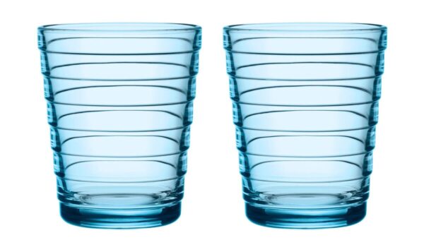 Iittala 2er Set Trinkglas 22cl Aino Aalto aqua