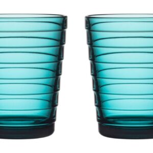 Iittala 2er Set Trinkglas 22cl Aino Aalto sea blue