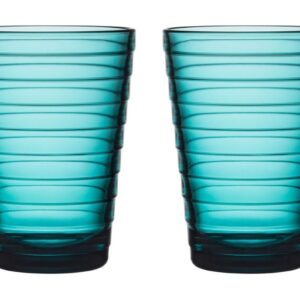 Iittala 2er Set Trinkglas 33cl Aino Aalto sea blue