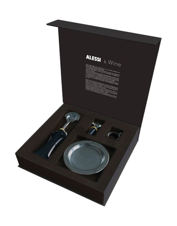 Alessi Wein-Geschenk-Set 4-tlg. Alessi & Wine mehrfarbig