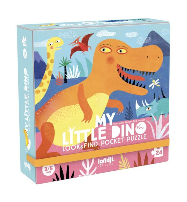 Londji Pocket Puzzle - My little Dino