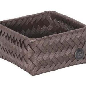 Handed by Korb 12x12x7cm Fit tiny basket taupe