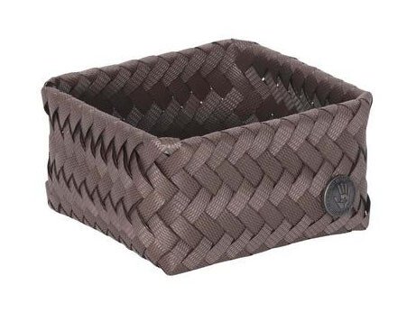 Handed by Korb 12x12x7cm Fit tiny basket taupe
