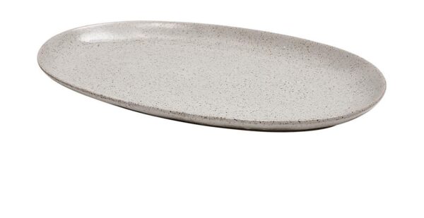 Ladelle Servierplatte oval 41x25 cm Artisan hellgrau