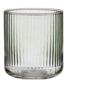 Ladelle Wasserglas 380ml Zephyr Ribbed grün
