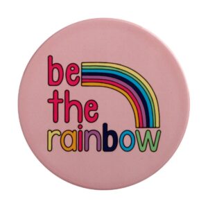 Maxwell & Williams Keramikuntersetzer 10 cm Be Kind Be the rainbow