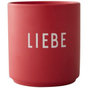 Design Letters Lieblingsbecher 8 cm Deutsche Kollektion Liebe rot