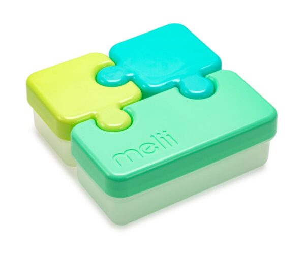 Melii 3er-Set Puzzle-Behälter grün/blau