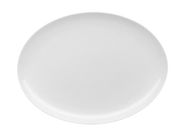 Rosenthal Platte 35cm oval Jade Weiß