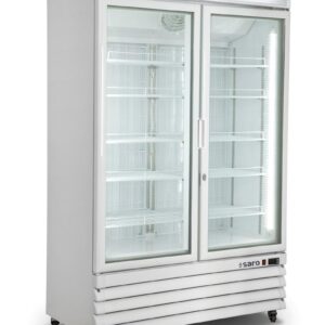 Tiefkühlschrank D 800 -  2 Glastüren weiß