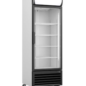 Kühlschrank GTK 370 mit Glastür und Werbetafel