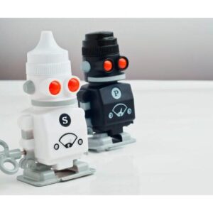 Suck UK Salz-und Pfefferstreuer Roboter