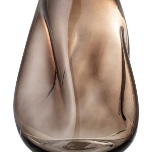 Bloomingville Ingolf Vase H: 26 cm Glas Braun