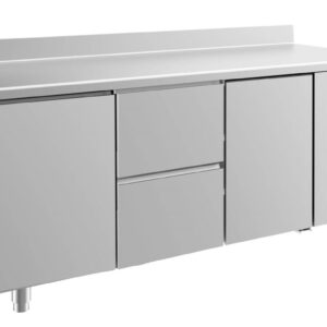 Kühltisch GaPo KT3TZTA  mit 2x Türen & 1x 2 Schubladen + AK