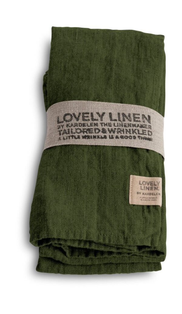 Lovely Linen Servietten 45x45 cm Lovely Jeep Green