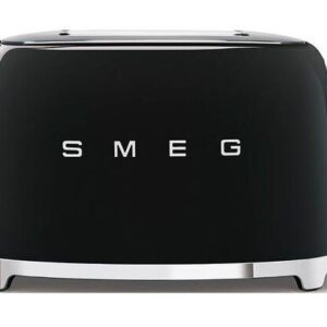 Smeg 2-Schlitz-Toaster TSF01 950 W 50's Style schwarz