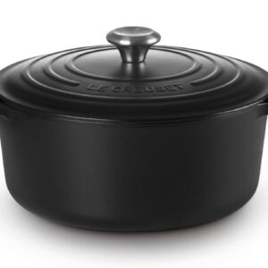 Le Creuset Bräter m.D. rund 28 cm Guss Signature schwarz