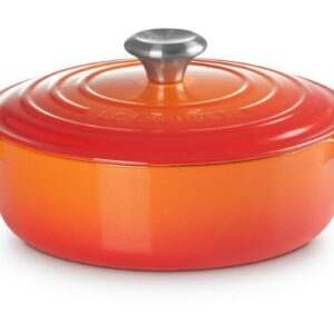 Le Creuset Gourmet Bräter m.D. 30 cm Guss Signature ofenrot