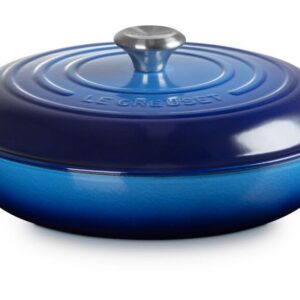 Le Creuset Gourmet-Profitopf mit Deckel 30 cm Signature azure