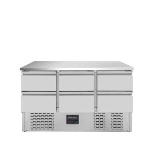 Kühltisch EASY Mini 700 / 3-fach - mit 6 Schubladen