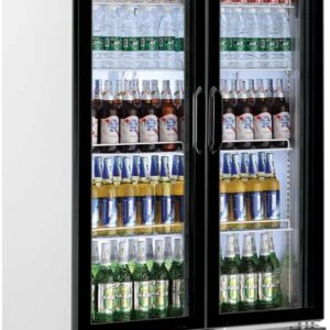 Getränkekühlschrank mit Werbetafel - 2-türig GTK 800