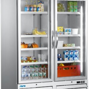 Kühlschrank G 920 mit 2 Glastüren weiß