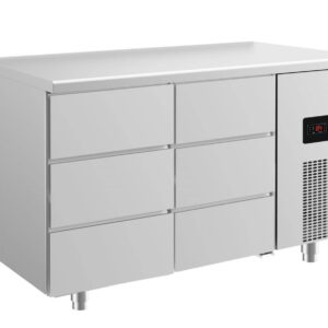 Kühltisch GaPo KT2DD  mit 2x 3 Schubladen