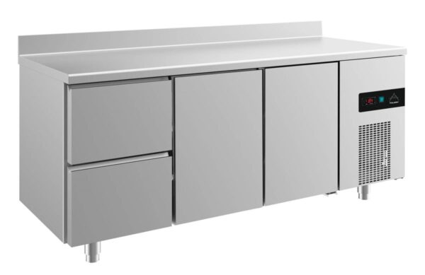 Kühltisch GaPo KT3ZTTA  mit 2x Türen & 1x 2 Schubladen + AK
