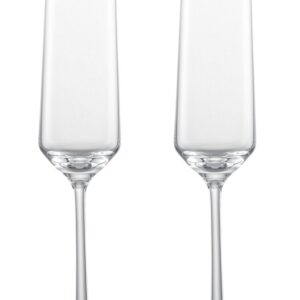 Zwiesel Glas Sektglas mit Moussierpunkt 2er-Set Pure