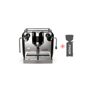 Rocket Espresso: Bicocca schwarz (Bundle mit Mühle)