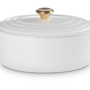 Le Creuset Bräter mit Deckel 31 cm Signature White